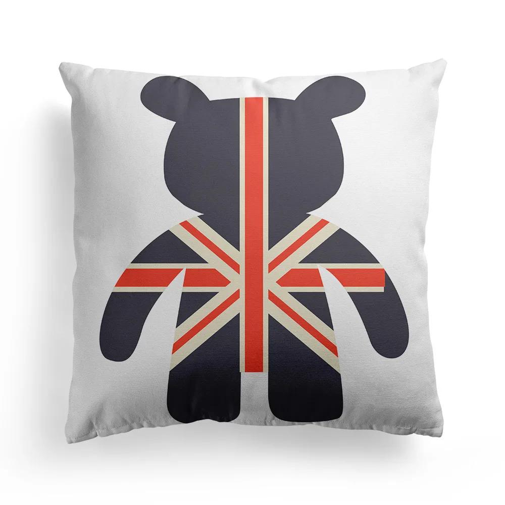 American Sofa Pillowcase Living Room European Style Rice Flag Mediterranean Bay Window Pillow British Poszewki Na Poduszki