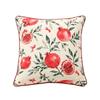 Piping Design Ruffled Edge Pillowcase Striped Print Striped Printed Cushion Cover  Sofa Use