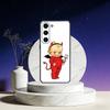Kewpie Cute Angel baby Phone Case For Samsung Galaxy A73,A72,A71,A70,A53,A52,A51,Others Soft Black Cover