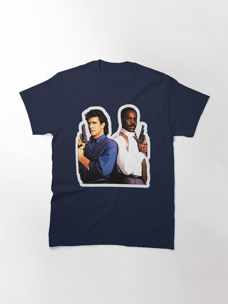 Lethal Weapon Action Movie American Police Motivational Lethal Weapon Martin Riggs And Roger Murtaugh Love You Classic T-Shirt