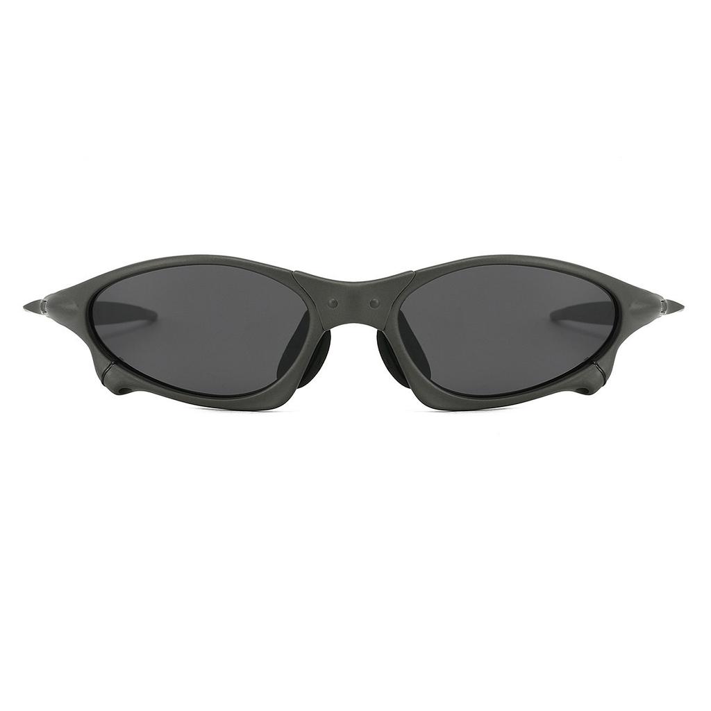 Zinc alloy European and American style polarized sunglasses, trendy for men and women, suitable for outdoor activities, cycling, and driving