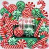 Aluminum Foil Christmas Candy Balloons Kit Large Home Decor Sweet Candy Themed Balloons Set Red/Green Lovely