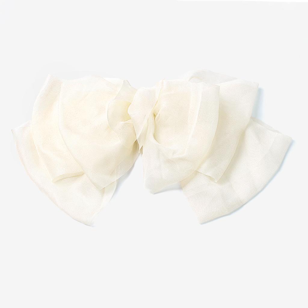 Bow Hairpin for  Cute Satin Fabric Hair Clip  Chiffon Ponytail Oversized Multilayer Hairpin Hair Accessories