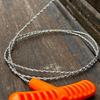 Emergency Steel Wire Handsaw Twin Pack Outdoor Cutting Tool For Campfires Preparation And Trail Maintenance