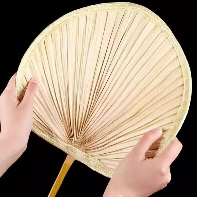 Large Palm Fans, Banana Fans, Ji Gong Fans, Palm Leaf Fans, Traditional Handmade Palm Fans for the Elderly, Painted Fans, Palm Leaf Barbecue Fans