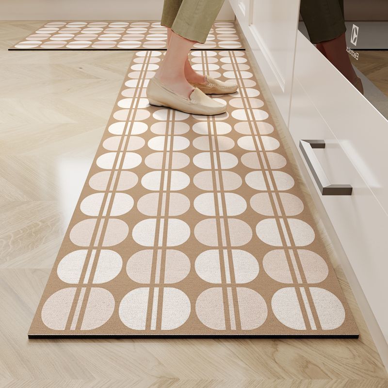 Modern Simple Kitchen Floor Mat, Water-Absorbing, Dirt-Resistant And Wear-Resistant Diatom Mud Floor Mat, Household Non-Slip Strip Set, Foot Mat