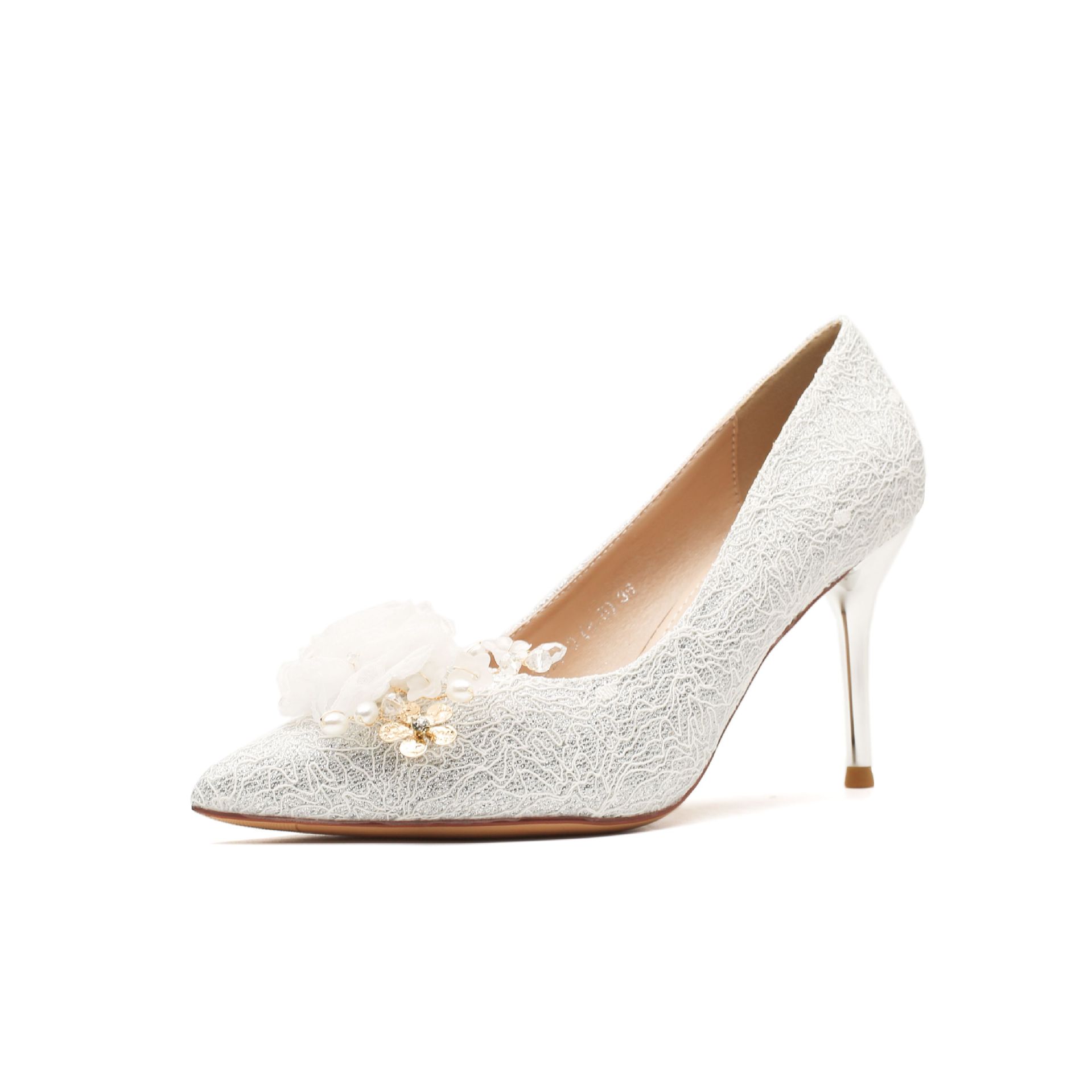 

Наклейка на тонкий каблук с острыми краями, свадебные туфли со стразами, высокие каблуки, женские, тонкие, новые, для пожилых людей 40