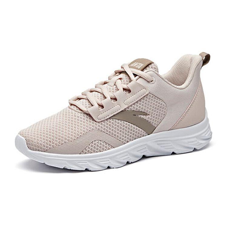 Anta Running Series Soft Sole Low Top Running Shoes Women Sneakers Lotus-Gray 922015523-2