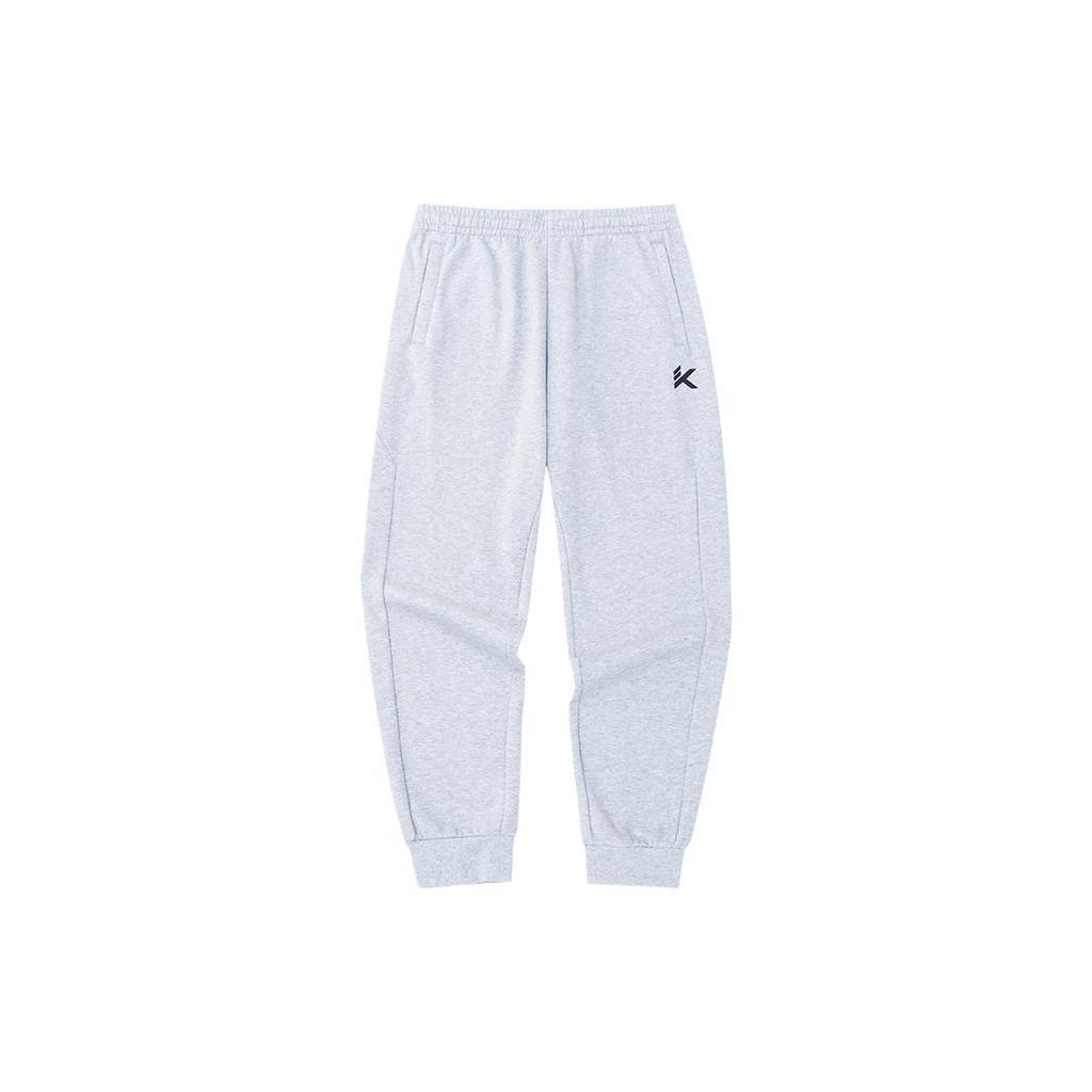 Anta KT Knitted Sweatpants Men's Gray 952331304-2