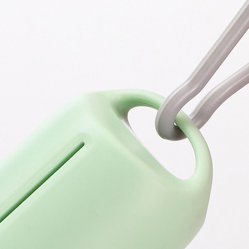 PP+PE Dog Poop Bag Dispenser Hanging/Clip Visible Window Puppy Waste Bag Holder Portable With Hook Pet Garbage Bags Storage