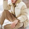 New FILA Down Jacket Winter Unisex Birch Wood Color F11U249903F-LK