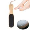 Double Sides Foot File Foot Rasp Pedicure Tools Feet Dead Skin Callus Remover Wooden Handle Scrubber Sandpaper Foot Care