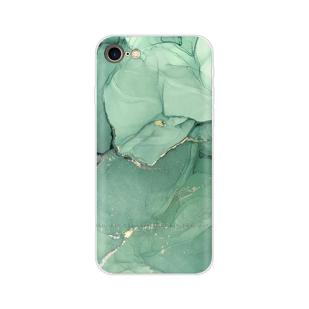 For iPhone SE 2020 Case Fashion Cartoon Soft TPU Back Cover For iPhone SE Clear Silicone Casing Protective Cases For iPhoneSE