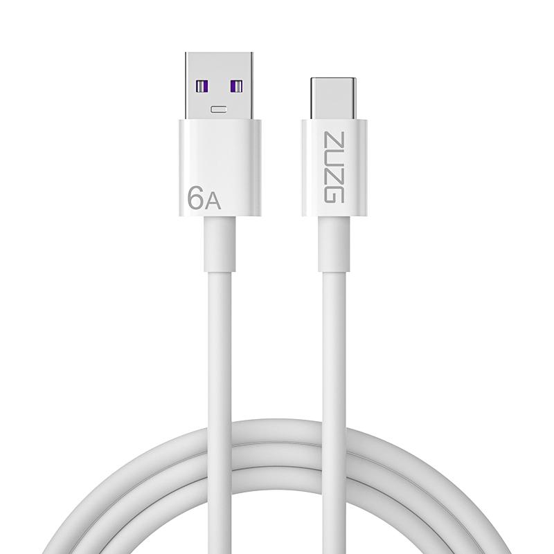 

ZUZG YP06Q-Type-C 200W Fast Charge Cable USB-A to USB-C Cord USB-C 6A Fast Charger Cable,1m