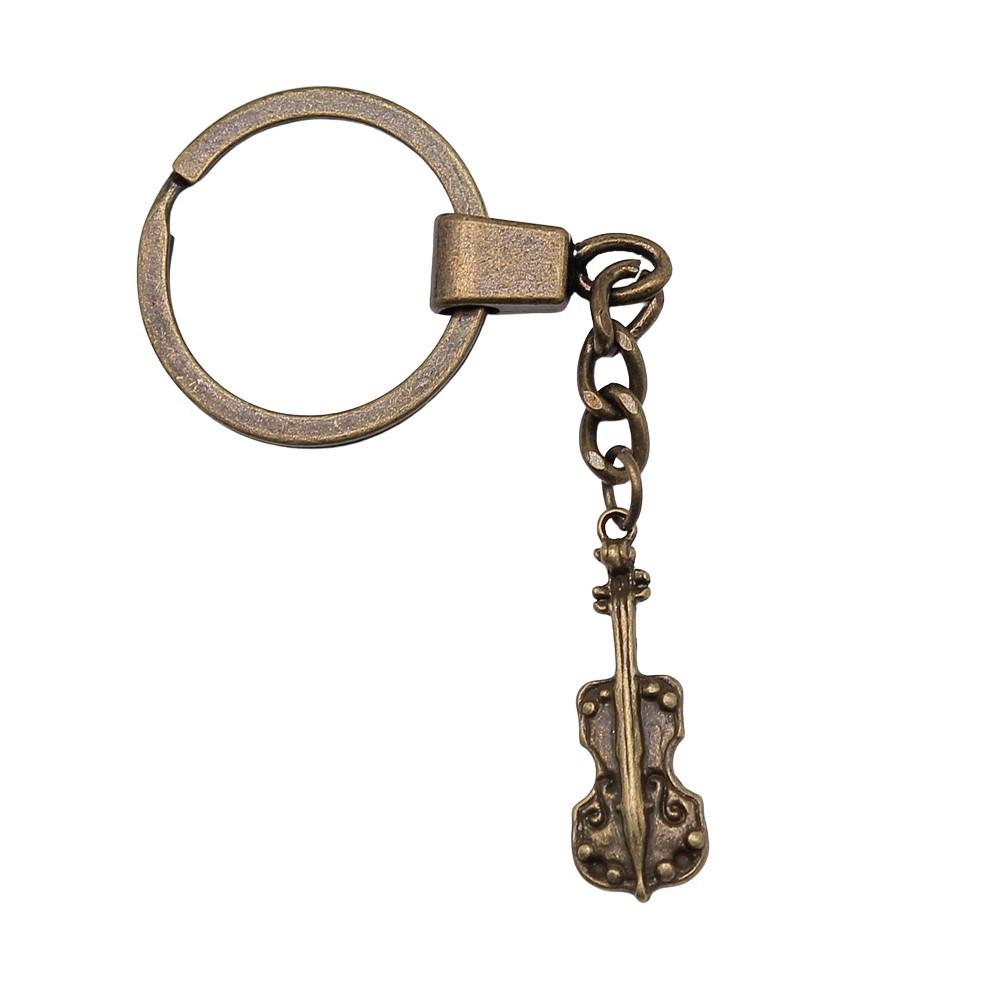 Sports Charm Keychain Music Pendant Party Gifts Key Holder 30mm Ring