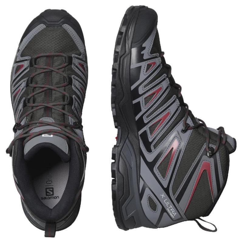 SALOMON X Ultra Pioneer Mid CSWP 'Peat Biking Red' Sneakers 416710