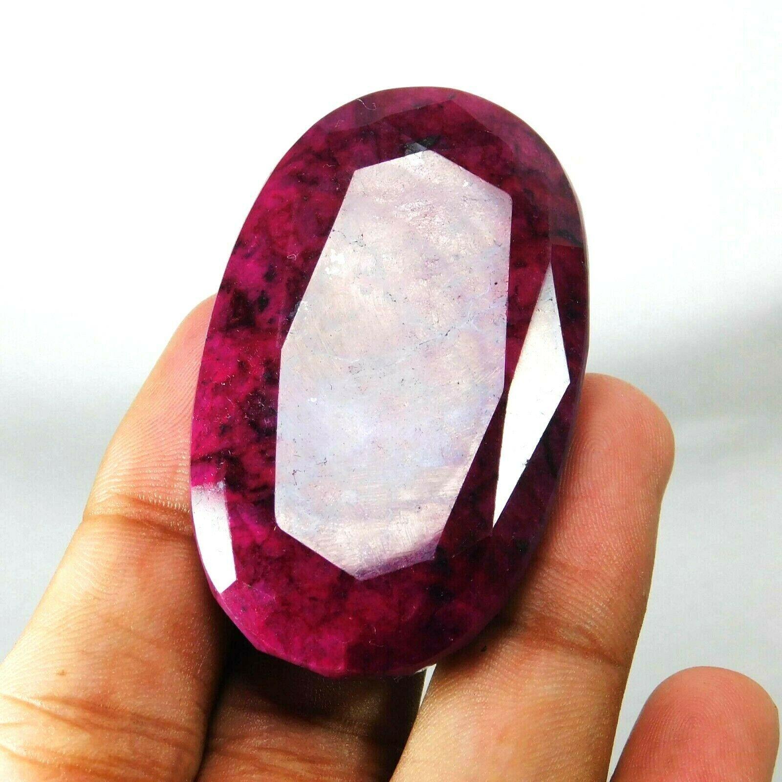 

230 Ct Natural Oval African Pigeon Blood Red Ruby Certified Huge Loose Gemstone A-722
