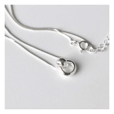 [Silver925] Neat Circle Necklace (6978598)