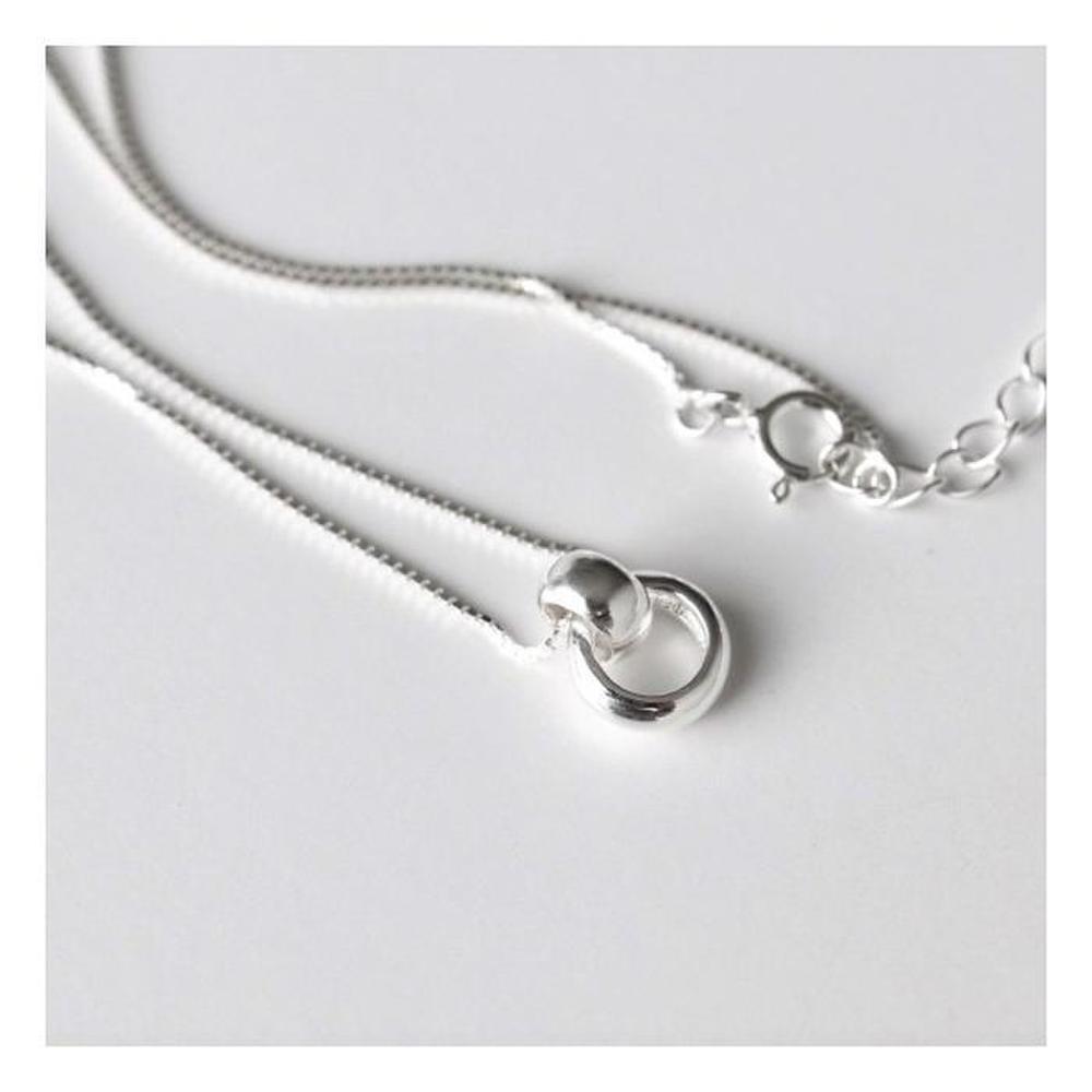 [Silver925] Neat Circle Necklace (6978598)
