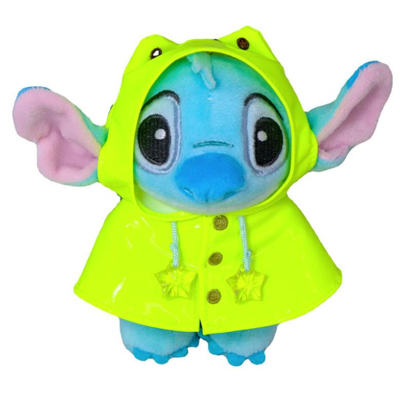 Adorable Raincoat Stitch Plush Toy Cute Disney Character Soft 15cm Stuffed Animal Stitch