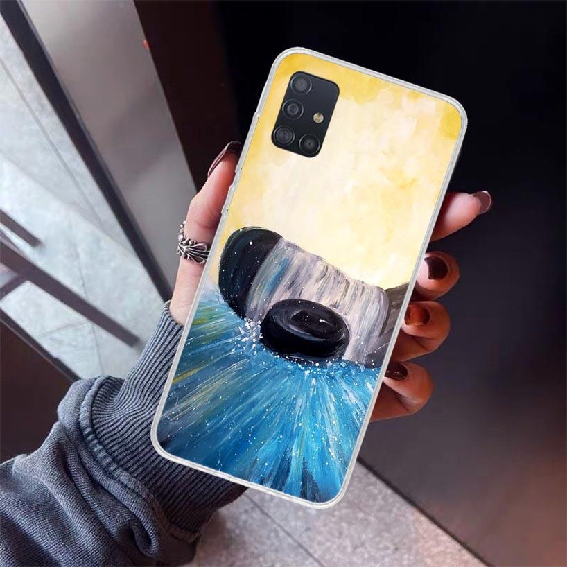 Ice Hockey Rink Sport Phone Case For Samsung Galaxy A12 A52S A42 A32 A22 A51 A50 Note 20 Ultra 10 S10 Plus A71 A70 A31 A30 A10S