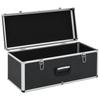 Storage Case Set 2 pcs Black Aluminum