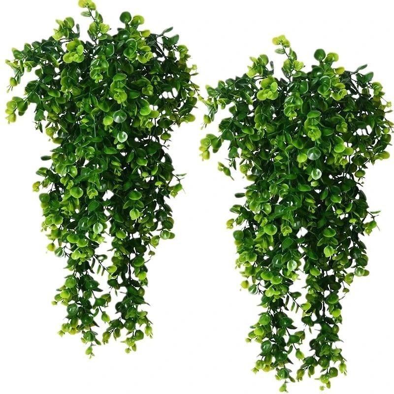 

30In Artificial Plant Vines Simulate Green Wall Garden Decoration Wedding Home Room Decor DIY Eucalyptus Christmas Navidad Plant 1Pcs зелёный