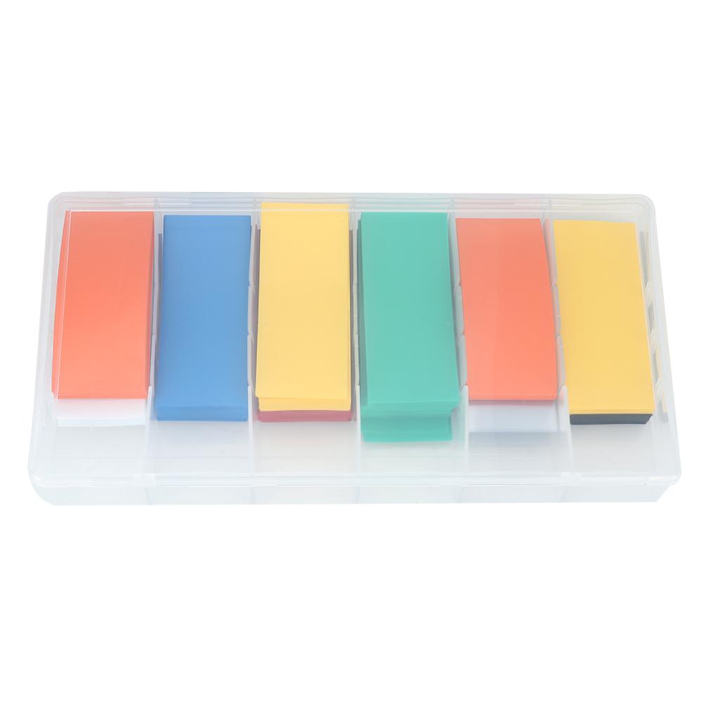 280pcs PVC Heat Shrink Tubing Battery Wrap Kit For 18650 Battery with Storage Box