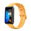 Für Huawei Band 8 16mm einfarbiges Silikon-Ersatz-Uhrenarmband
