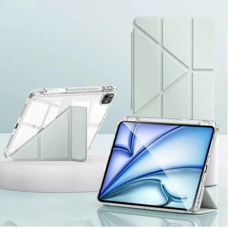 Y Fold Magnetic Case For iPad A16  Air5 Air4 iPad Air11 13 M3 M2 M4 M5 Pro11 13 12.9 10th 9th 8th 6th 5th 10.9 10.5 10.2 9.7