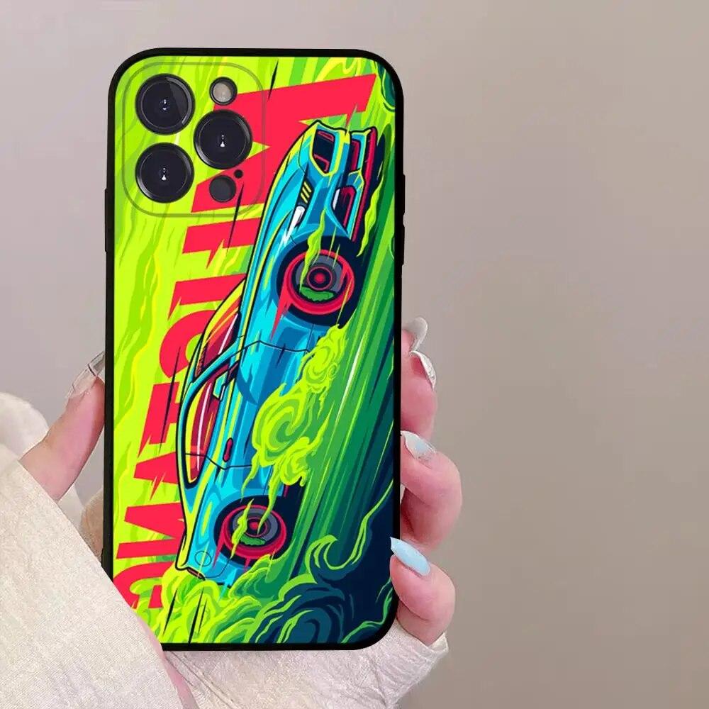 Fashion Animation Soft Lovely Phone For Iphone Max 13 6s Plus 6 11 14 Mini 12 X XS 7 XR 8 Pro Silicon Soft Silicone TPU Case Cover