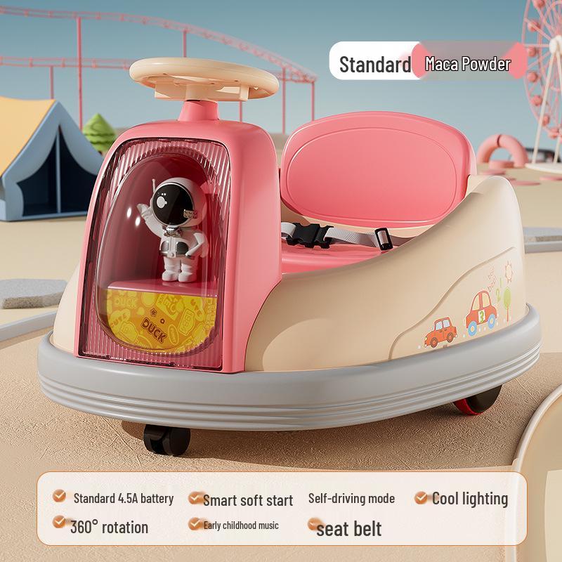 Children's Electric Bumper Car with Music & Lights – Ideal Birthday Gift for Ages 1-6