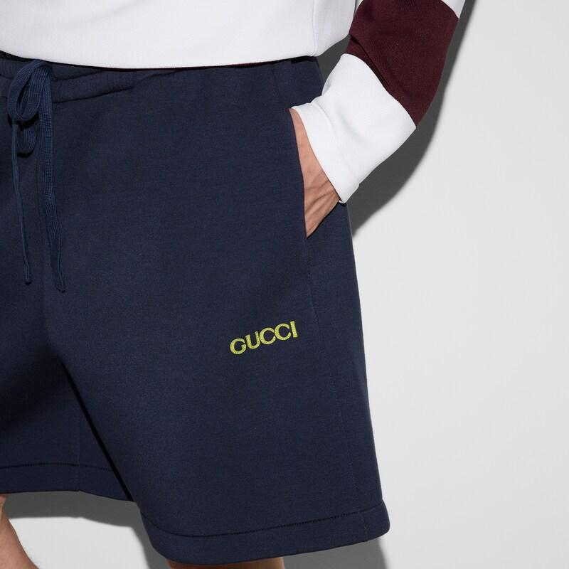 GUCCI Jersey Shorts With Patch 814606-XJG10-4794