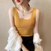 Women's Summer Korean Style Ice Silk Cami - Trendy, Versatile Solid Color Shirt