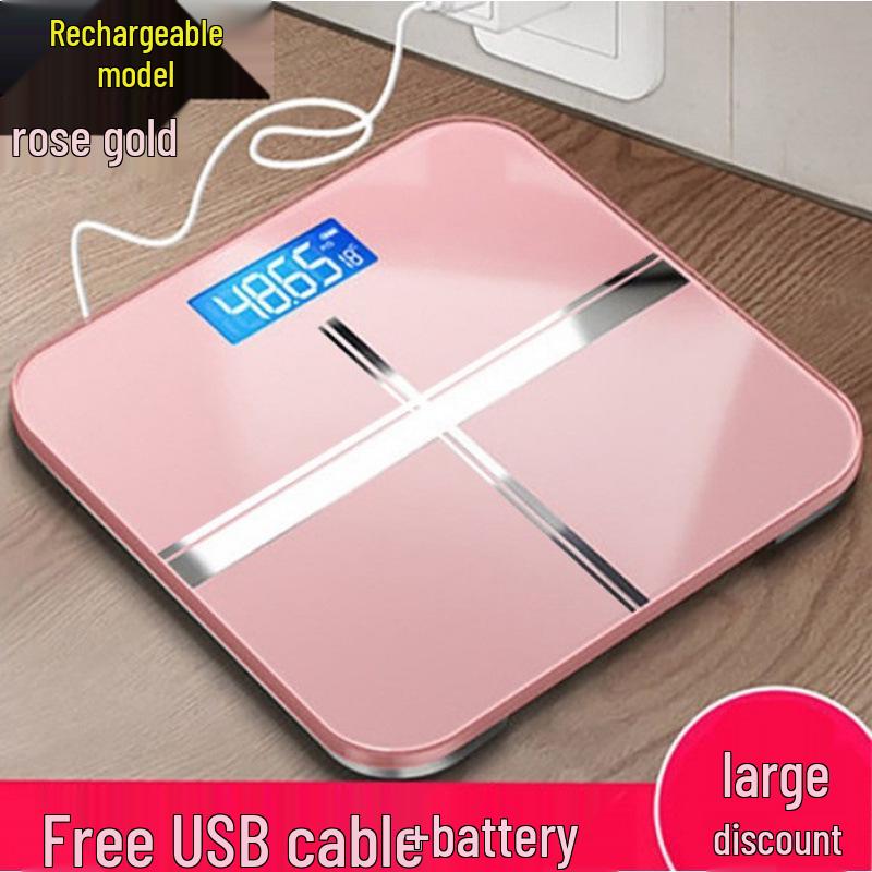 Digital Body Fat Scale With Printer - Gradient Electronic Household Weight Scale for Adults