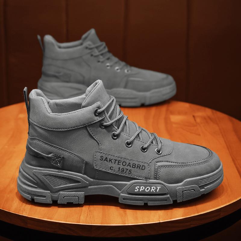 Martin Stiefel Herbst High-Top Retro Kampfstiefel Outdoor Bergsteigen Wüsten Arbeitsschutz