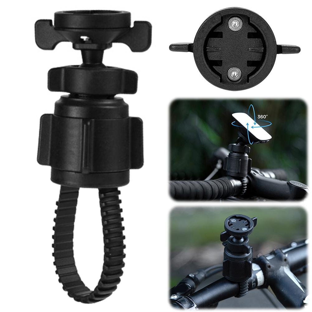 Bike Handlebar Computer Holder 360° Rotation Bicycle Computer Mount Bicycle Headlight Base Computer Bracket for Garmin