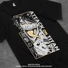 Japanese Anime Attack on Titan Print T-shirt Men's Women's Overszied Casual Cotton Short Sleeves Wit Studio Anime Men's Clothing