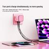 35W GaN Pull-Out Charger with A+C Port for Apple & Huawei