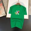 2024 summer and wocotton T-shirt fashion T-shirt top printing breathable oversized brand short-sleeved T-shirt