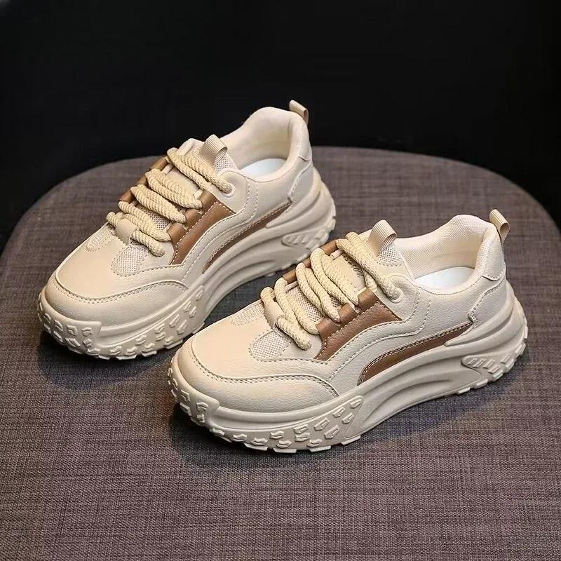 Spring Autumn Ladies Footwear High On Platform Sports Sneakers Women's Athletic Shoes Original Cheap New Arrival 2025 In Offer A
