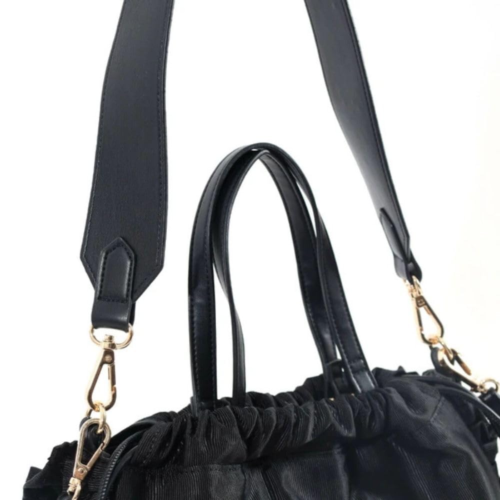Samir Nasri Ruffle Drawstring Shoulder Bag 2512211023 Brown (044)