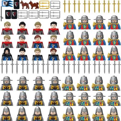 Středověký hrad Postavy rytířů Starověký egyptský núbijský voják Stavebnice Zbraň Cihly Kolekce Hračky Dětské Vánoční dárky