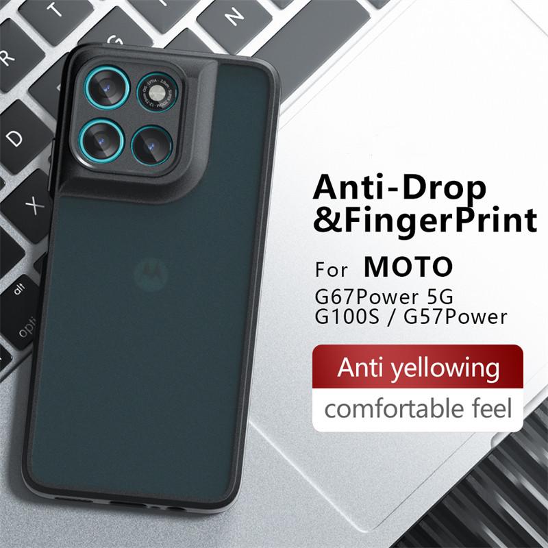 Durchscheinende Matte Handyhülle Für Motorola Moto G57 Power Stoßfeste Matte Rückseite Moto G57 Power Hülle Für Moto G57 Power Hülle