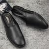 High Quality Half Shoes For Men Casual Hollow Breathable Summer Slippers Genuine Leather Mens Shoes Slip-On Flip Flops Loafers