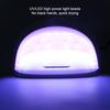 72W Professional Nail Dryer Gel Polish UV LED Light Manicure Curing Nail Art EquipmentUK Plug 110~240V