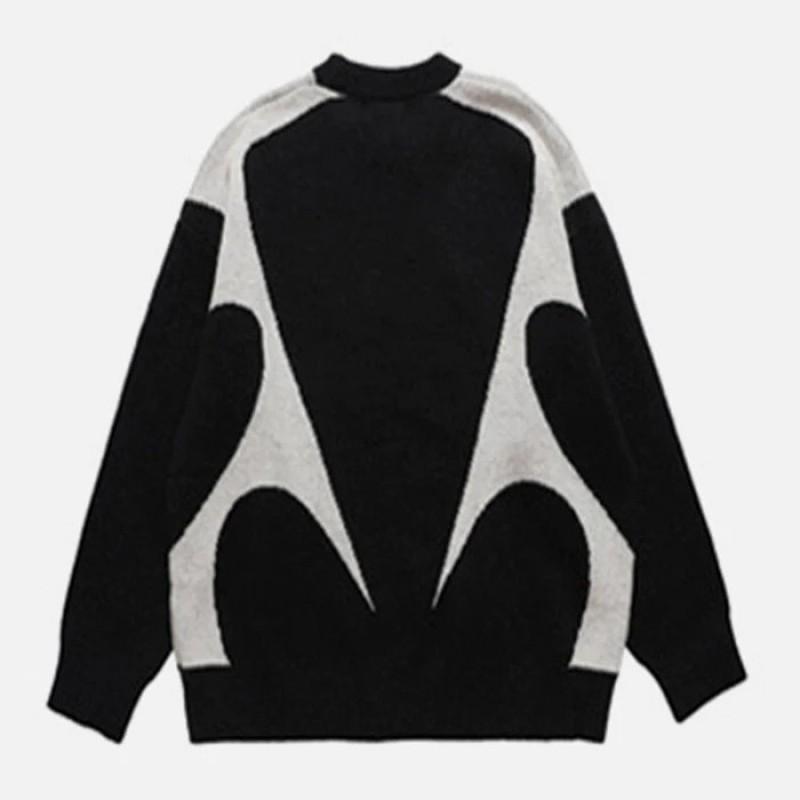 Womens Loose Knit Sweater With Round Neck Casual Chic Oversized Pullover Office Daily Wear