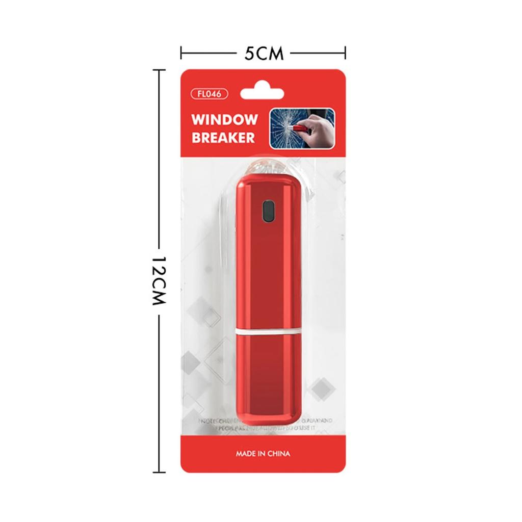Kladivo pro nouzové bezpečnostní únik z auta Rozbíječ skla okna Eliminujte statickou elektřinu Přívěsek na klíče Příslušenství