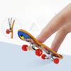 3 BUC Fingerboard Trotinetă de Degete Mini Placă de Skateboard Deck Aliaj/Plastic Antistres Tech Bracket Panou de Birou Non Jucării Antrenament