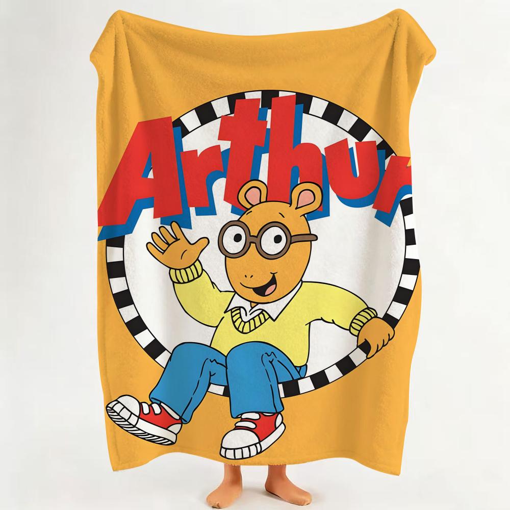 

Cartoon A Arthur Flannel Blanket Suitable for Sofa Living Room Bedroom 75cmx90cm